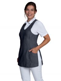 Überwurfschürze Jeansgrau